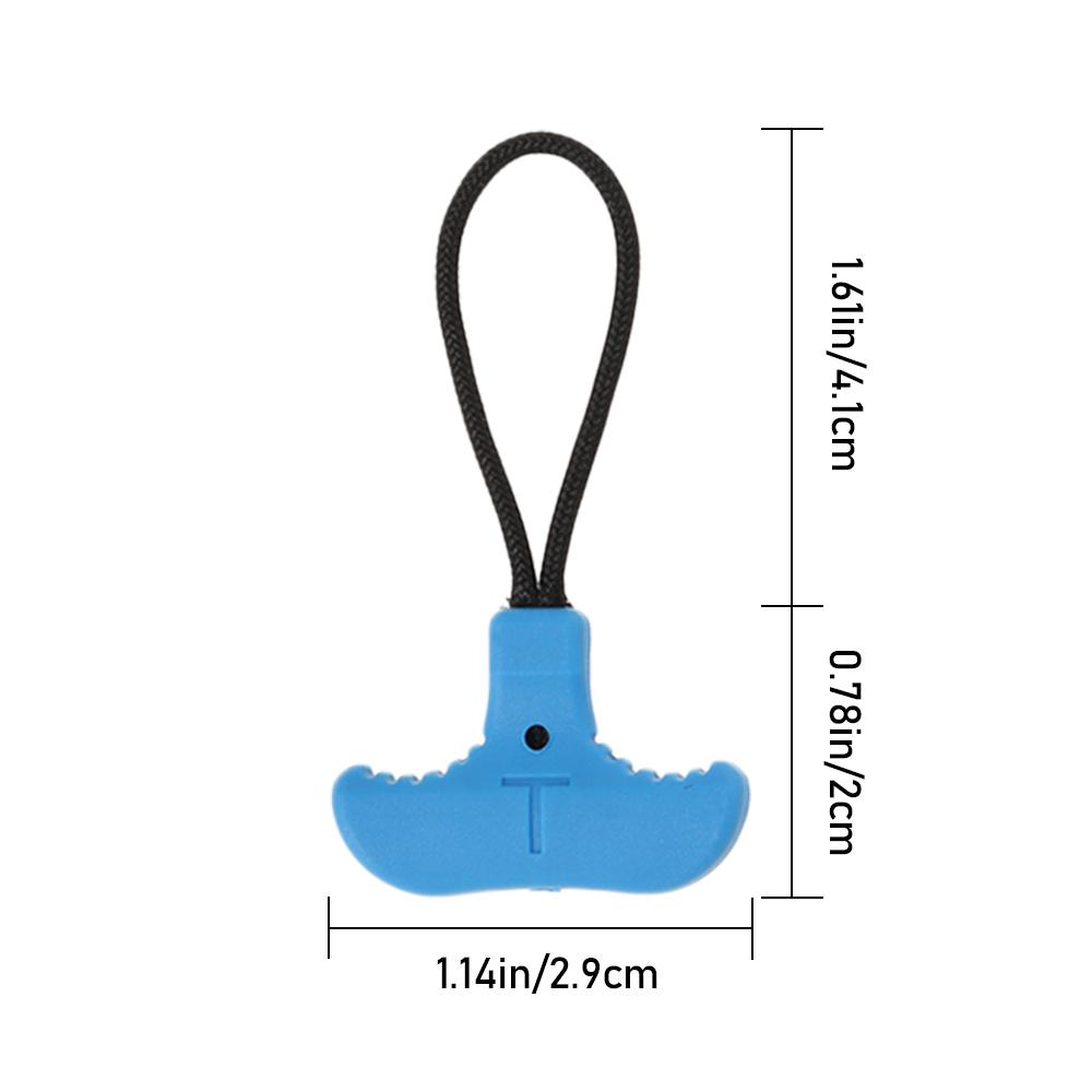 5 Colors Zipper Pull Puller End Fit Rope Tag Fixer Zip Cord Tab Replacement Clip Broken Buckle Travel Bag Suitcase Tent Backpack