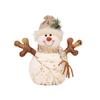 Schneemann-Puppe, Plüsch, Kiefer, eleganter Stil, Dekor, niedliche Form, erhöhte Feiertags-Party-Stimmung, weiße Geschenke, Weihnachten für die Haushaltsdekoration