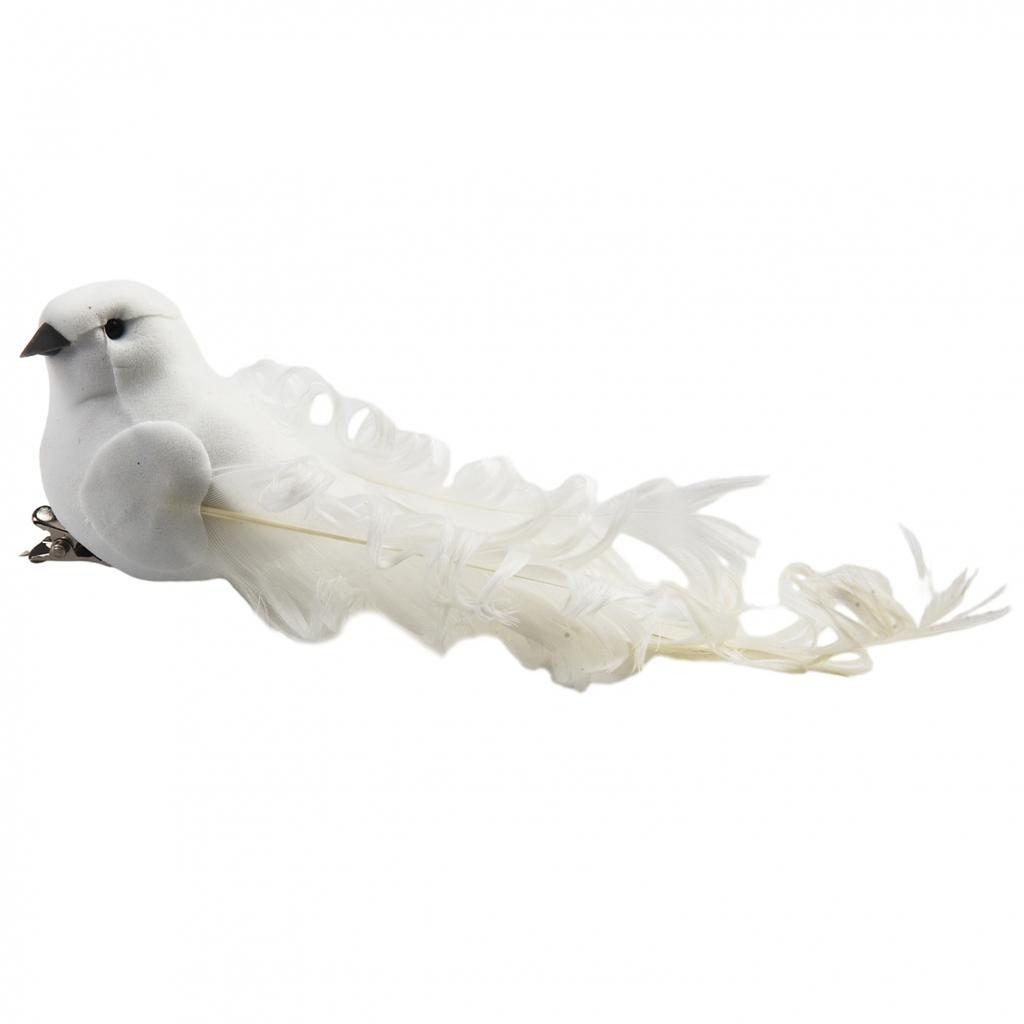 Artificial Bird Christenings Cute Decorative Feathers Foam