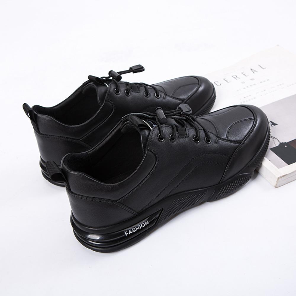 Men's Casual Shoes Spring New Genuine Leather Men's Sports Leisure Leather Shoes Comfortable and Breathable Men's Shoes Sneakers