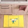 Pippi Flannel Kitchen Floor Mat Absorbent Non-Slip Soft Standing Mat Washable Comfortable Kitchen Rug for Home Sink Laundry