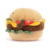 Jellycat Amuseables Burger Plush Toy 4.5" - Food Stuffed Animal - Fun Gift Idea