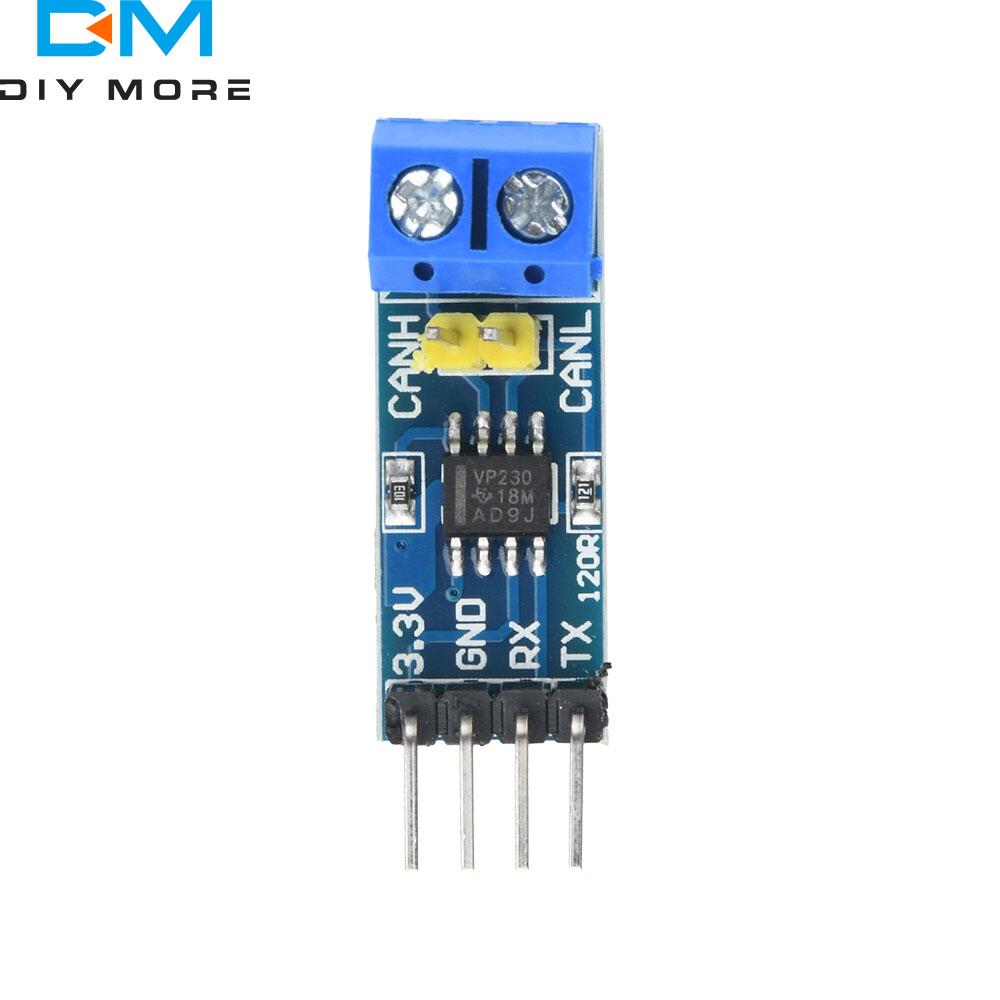 SN65HVD230DR VP230 CAN Transceiver Kommunikasjonsmodul Evaluering Utviklingsmodul For Arduino Kontrollerkort DC 3V-3.6V