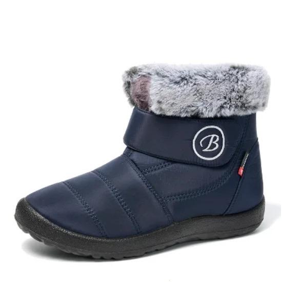 Chaussures pour femmes Nouvelles chaussures montantes en coton Mode Protection contre le froid Chaleur Ajout de polaire Bottes de neige pour femmes Bottes en coton d'hiver