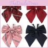 Polyester Bowtie For Women With Striped Pattern And Casual Style Perfect For School Uniforms