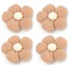 Cute Car Hooks Car Dashboard Center Console Fabric Flower DIY Decoration Accessories Multifunctional Small Self-adhesive Hooks