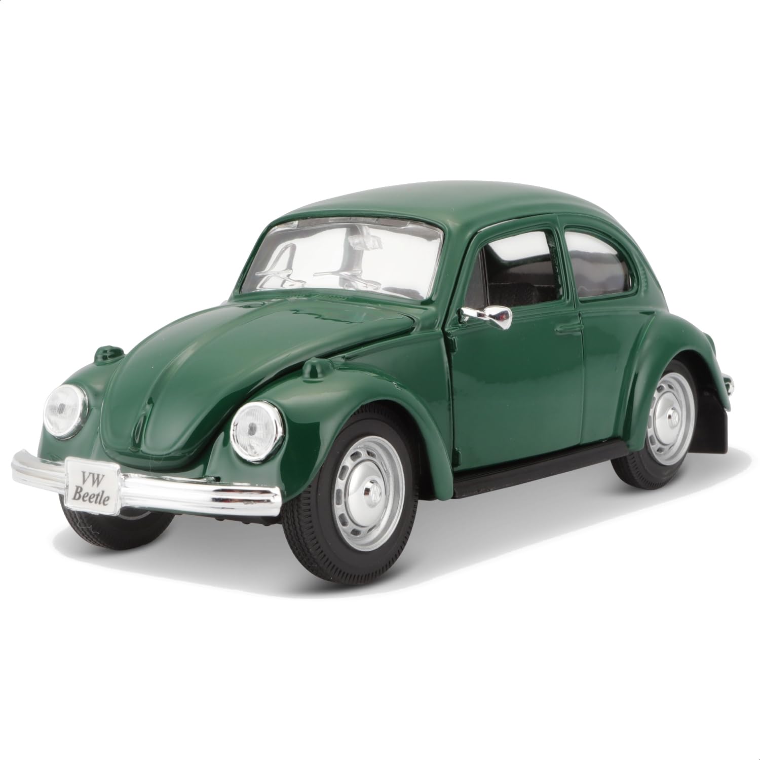 

Maisto 1/24 scale diecast Volkswagen Beetle 1973 Green, Finished Model, 31926 GN