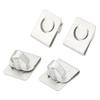 Oil Filter Access Panel Clips, 4PCS Aluminum Alloy High Strength Replacement W715288S439 Easy Car Maintenance Durable Universal Fit