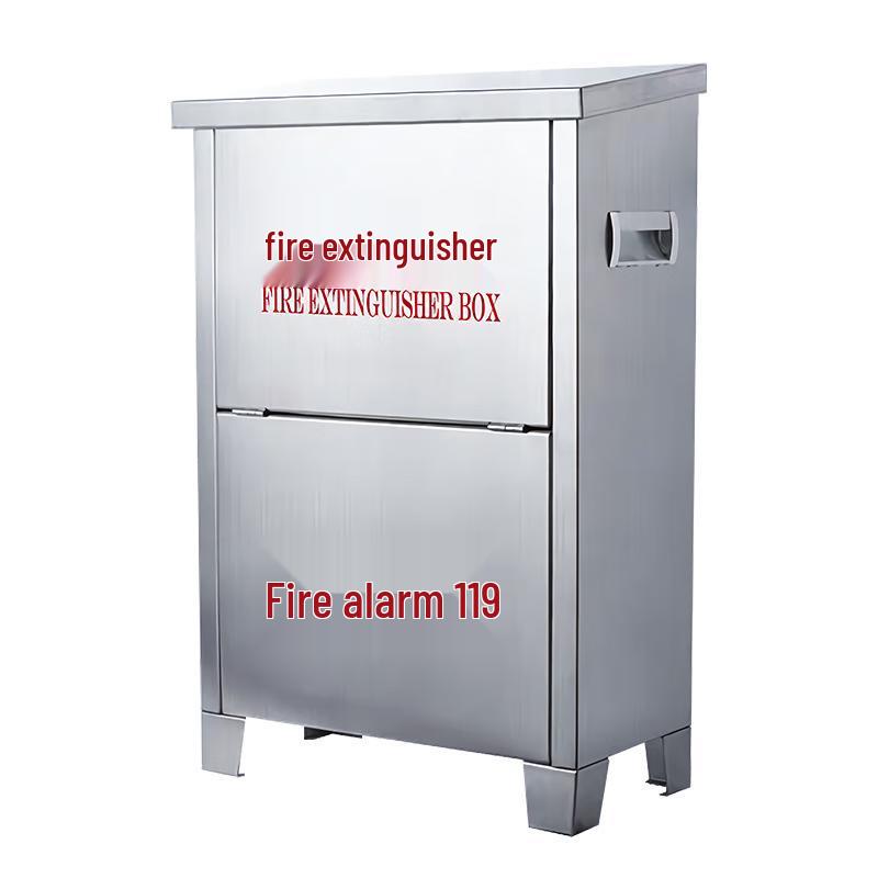 Brangdy Stainless Steel Fire Extinguisher Box (2-Pack, 4kg Capacity)