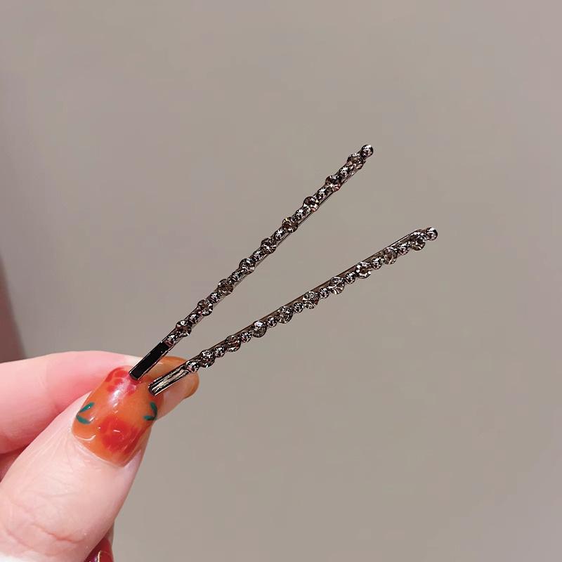 2/3/4PCS X-shaped Hair Clips Shiny Rhinestone Fashionable Small Hair Clips Fringe Decorative Clips ringe Decorative Clips