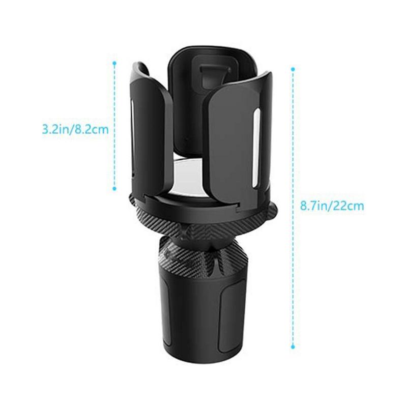 Car Multifunction Cup Holder Adjustable Car Cup Holder Expander Adapter Rotating Car Cup Mount For 3.5 To 3.9 Inches In