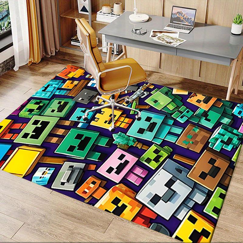 Minecraft Office Chair Mat Pixel Art Gaming Carpet