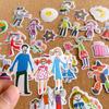 Adorable Cartoon Family Stickers for Kids' Growth Album & Journal
