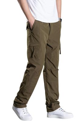 MUBA Cargo Winddichte Winterhose für und Skifahren Größe Herren Fleecegefütterte Hose, Arbeit, Wandern, Bergsteigen, (Olive, M)