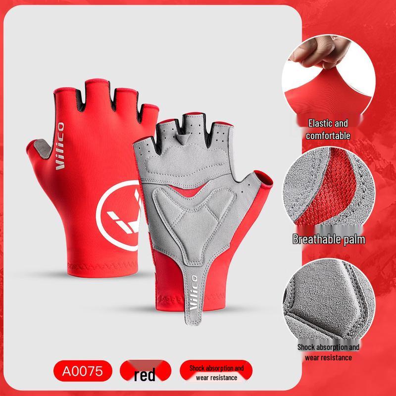 Qi Shenyi Outdoor Road Cycling Half-Finger Gloves