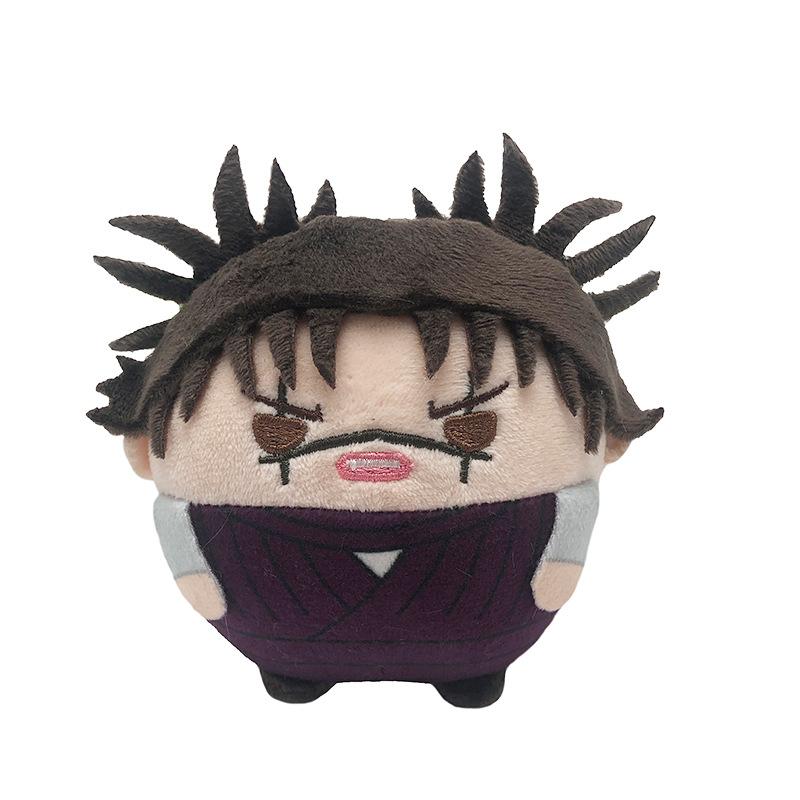 10cm Cartoon Jujutsu Kaisen Round Plush Toy Yuji Itadori Maki Zenin Choso Cosplay Doll For Anime Fans