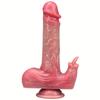 8.4" Heating Thrusting Vibrating Dildo, Tongue Licking Silicone Stimulator with Suction Cup, USB Rechargeable Remote Toy