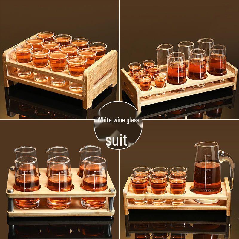 Qiuqiao Crystal Baijiu Glassware Set