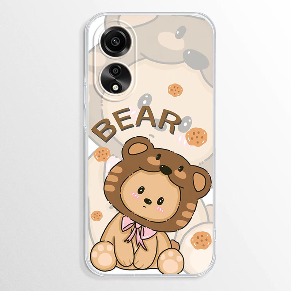 Pentru Oppo A38 A18 A78 A58 4G Carcasă Fundas Marmură Transparentă TPU Rezistentă la Șocuri Coque Pentru OppoA78 OppoA58 OppoA38 OppoA18 4G Moale Capa Carcase