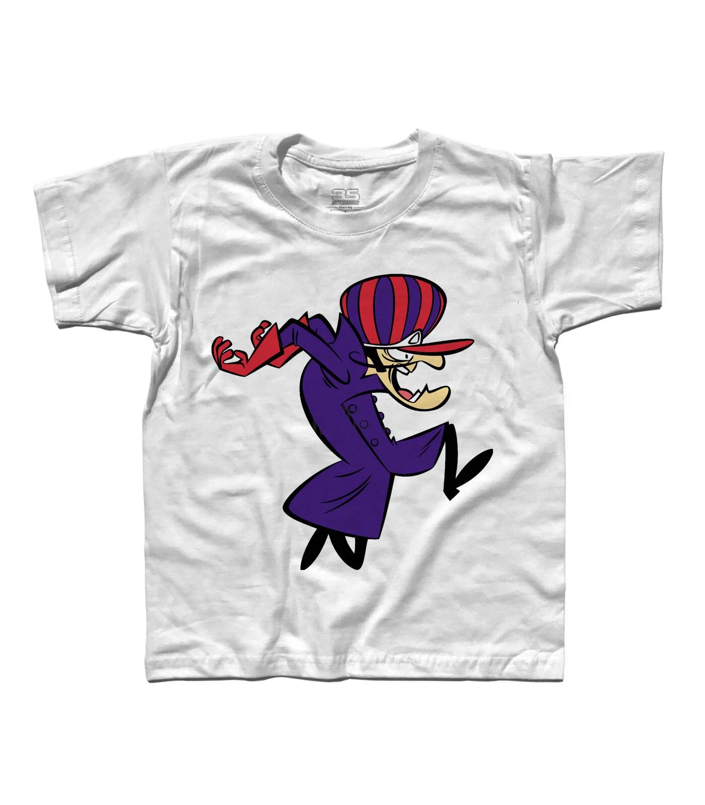 T-Shirt Child Dick Dastardly Series Racing Cars Muttley, Penelope Pit Stop 160