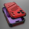 For iPhone 17 Pro Max Case PC + TPU Shockproof Phone Cover with Kickstand
