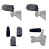 Professional Furry Windscreen Muff Microphones Windshield for GO Microphones Outdoors Clear Recording Windmuff