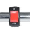 Red Lighted Motorcycle Accessory Controllers Shock Resistant Motorcycle LED Light Adjustment For LED Lamp Spotlights