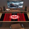 Eintracht Frankfurt Logo Color Mouse Pad Large Gaming Table Cushion Non-slip Laptop Tablet Big Mousepad XXL Mat Mini PC Playmat With Lock Edge