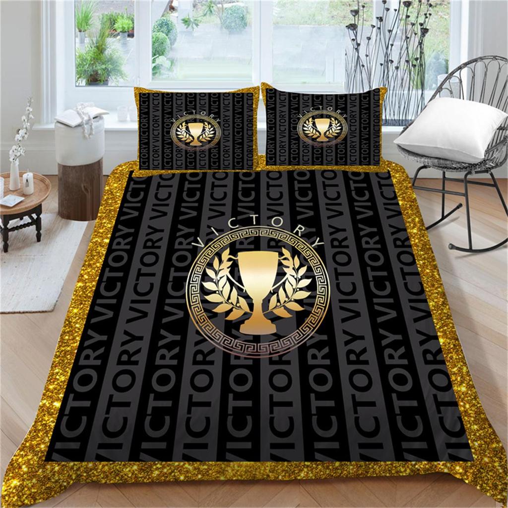 3D Luxury Style Bedding Suit High Quality Comforter Duvet Cover Quilt Covers Bedspread Bed Set Breathable Microfiber