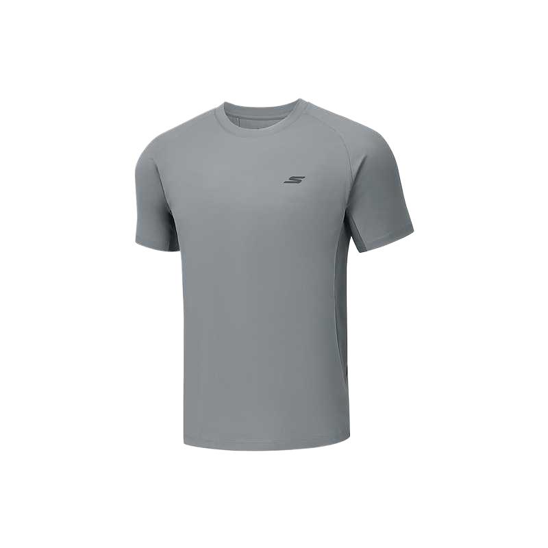 Skechers Solid Color Short Sleeve Round Neck T-Shirt Men tops P226M141-042Z M
