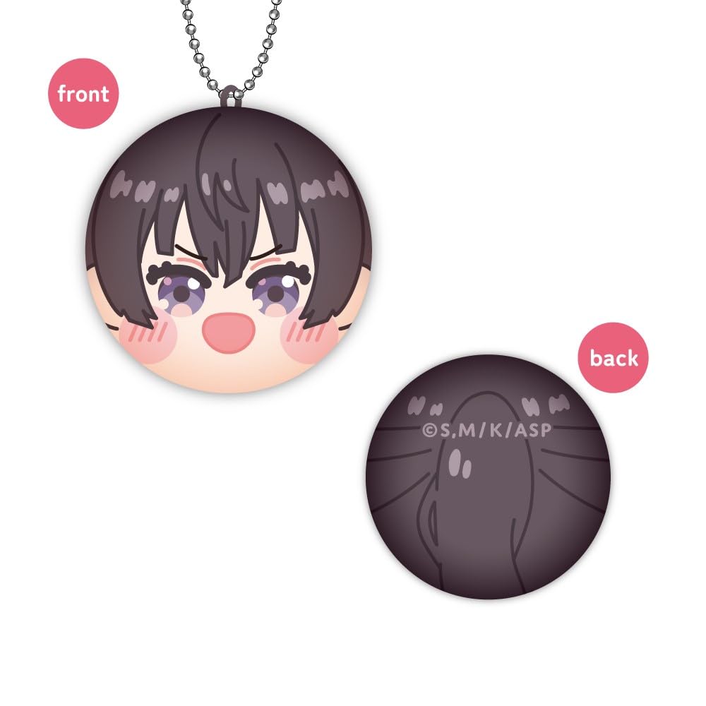 Xebec - My Neighbor Arya, Who Sometimes Whispers in Russian, Name Pittanko Marukore! 1 Box, Approx. W55mm, Made of Polyester and Metal