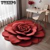 3D Visual Flower Shaped Floor Mat Bathroom Absorbent Foot Mat Bathroom Anti Slip Floor Mat