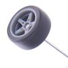 1/64 Scale Alloy Wheels And Tires Set for RC Car Models with Rims