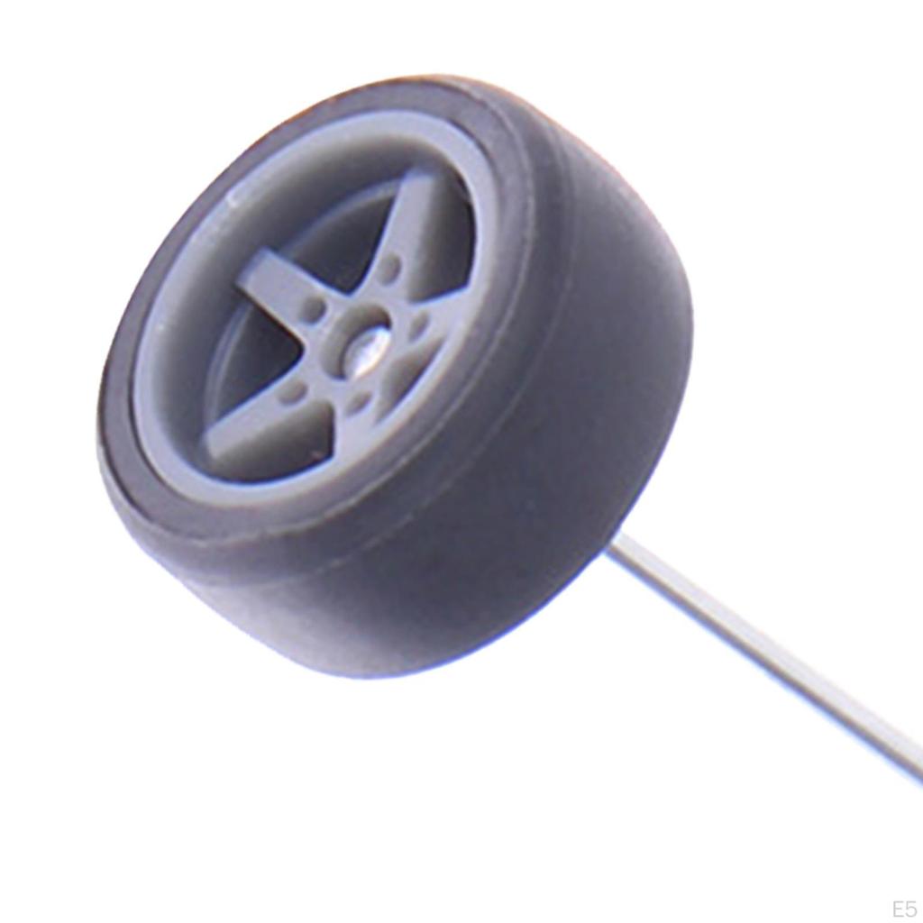 1/64 Scale Alloy Wheels And Tires Set for RC Car Models with Rims