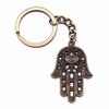 Hamsa Hand Charm Keychain Evil Eye Protection Key Ring 28mm Ring