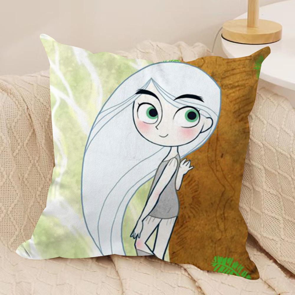 The SSecret of Kells Cushion Cover Soft Plush Fabric DoubleSided Printed Sofa Cushion Cover for All Seasons Home Decor Gift