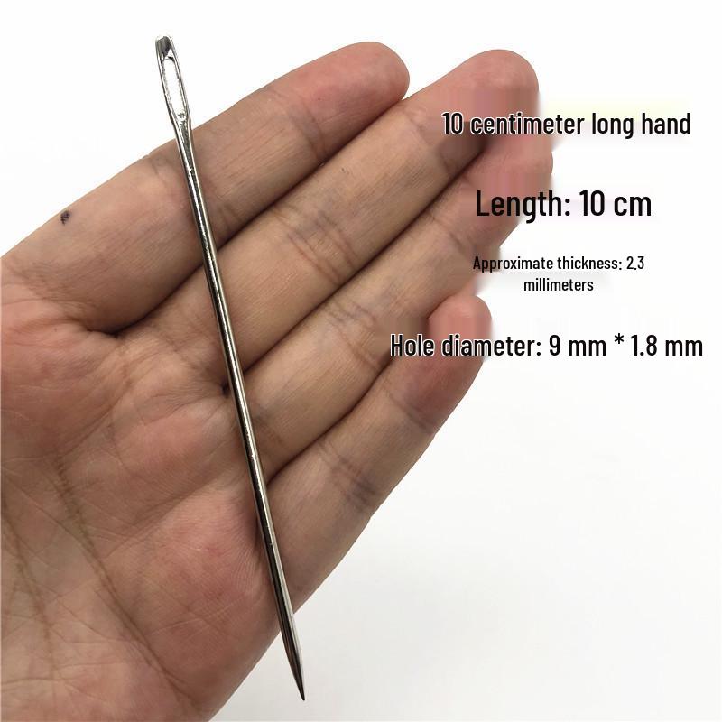 Extra Large Burlap Knitting & Sewing Needle - Thick, Extended, Big Eye Design