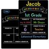 Portable Chalkboard Blackboard with Durability Ecological Friendly Design for School Office and Creative Note Taking