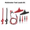 Digital Multi Meter Clamp Tester Banana Plug Safe JT8001-1 Multimeter Test Leads Kit with 2 Insulation for Automotive