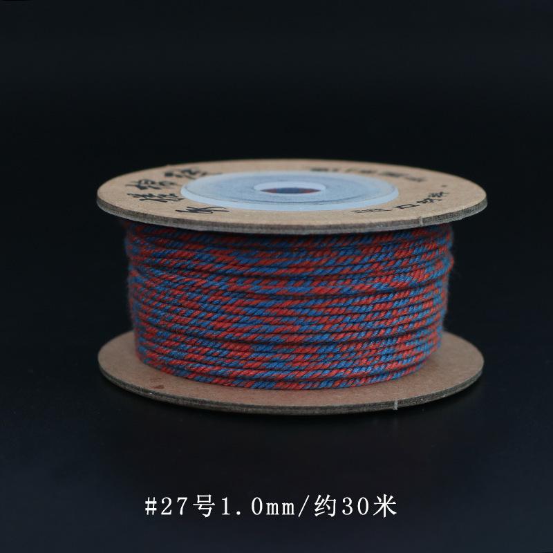 Filo di Cotone Tibetano Strofinato a Mano, Braccialetti Intrecciati a Mano, Stelle Luna, Perle Bodhi Buddha, Nappe, E Fili da Gioco