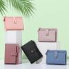 Cute Fashion PU Leather Mini Coin Purse Women Solid Color Credit Card Holder Bags Small Wallet Money Bag Purse Card Holder High Fast Delivery