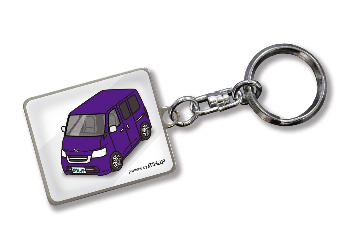 

MKJP Custom Keychain for Toyota TownAce White Purple Car Color S402M, Base, фиолетовый