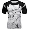 Red Plume Mens 3D Digital Printing Short Sleeve T-Shirt Outdoor Running Yoga Fitness Tight Shirt for Men