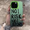 Black English Applicable Apple 15 Color Silver iPhone14Pro Creative 11promax Matte 16 Protective Case 17
