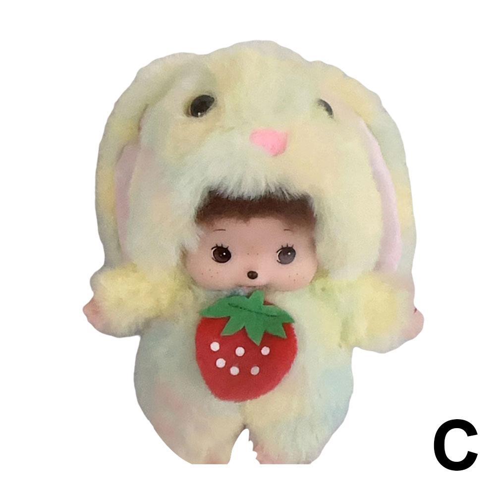 15cm Kawaii Affe Niedliche Mchiqi Puppe Schlüsselanhänger Taschenanhänger Plüschtier Kinder Geburtstagsgeschenk PP Baumwollmaterial Neujahr/Weihnachten