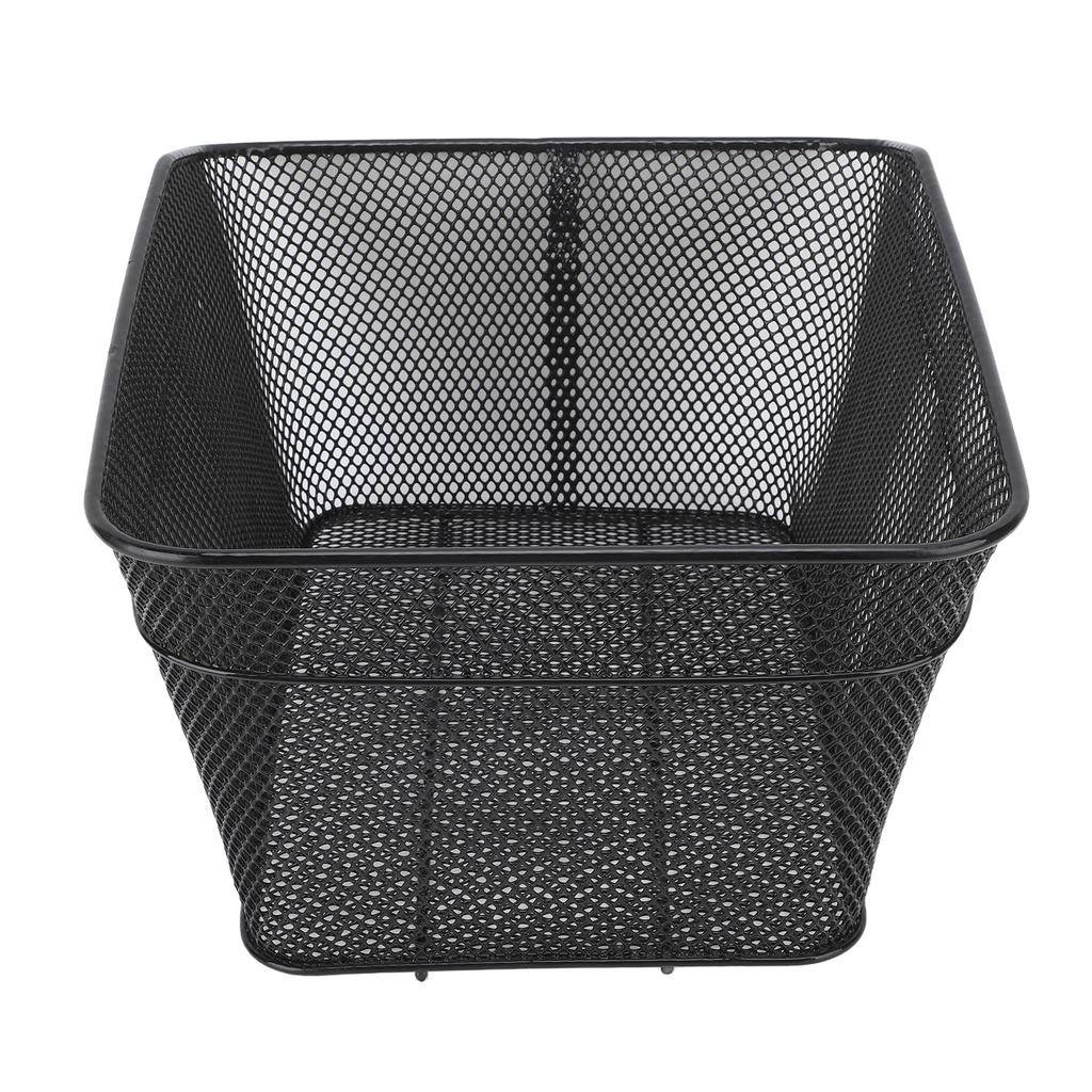 Rear Bike Basket High Strength Metal 44lb Load Bearing Large Capacity Metal Bike Basket Rear for Replacement Storage