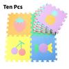 Fruit Animal Digital Solid Color Foam Baby Play Mat Cartoon Puzzle Toddler Piece