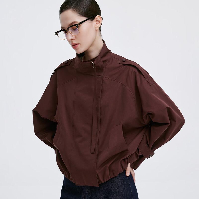 GIOVANNI VALENTINO Women's Short Trench Coat Jacket