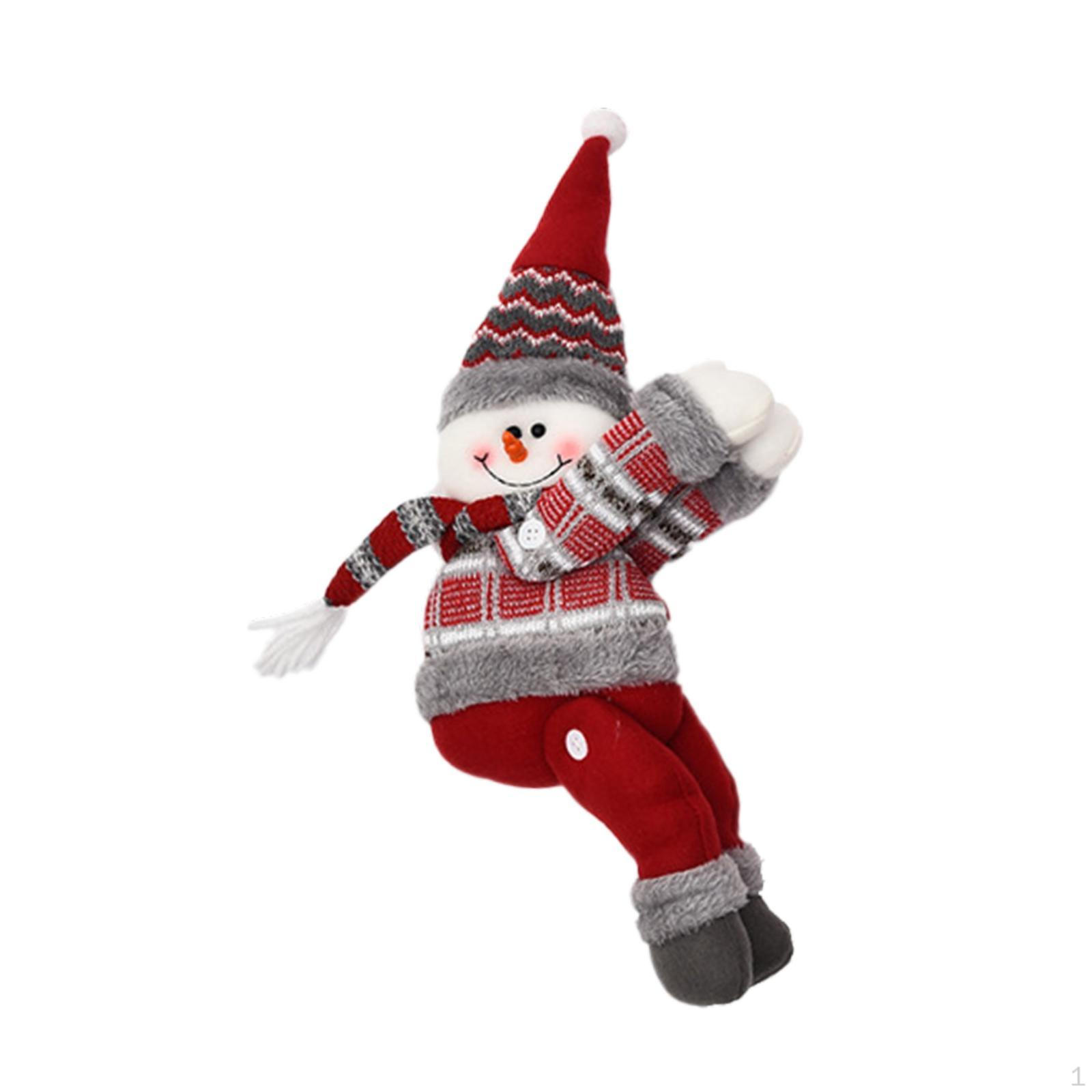 

Рождественский держатель для занавесок с пряжкой, мультяшная кукла, декоративный рождественский держатель Snowman