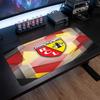 Lens FC Theme Pattern Mouse Pad, Soccer Logo Design XXL Gaming Desk Mat Non-Slip Computer Mouse Pad